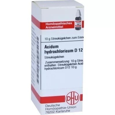 ACIDUM HYDROCHLORICUM D 12 guľôčok, 10 g