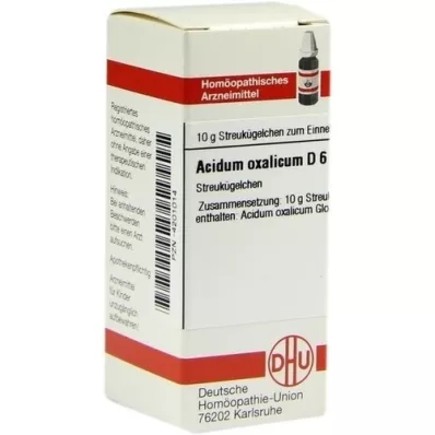 ACIDUM OXALICUM D 6 guľôčok, 10 g
