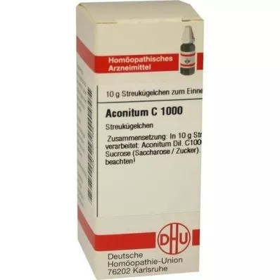 ACONITUM C 1000 guľôčok, 10 g