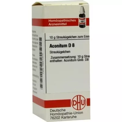 ACONITUM D 8 guľôčok, 10 g
