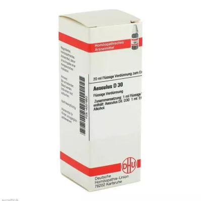 AESCULUS D 30 riedenie, 20 ml