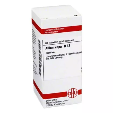 ALLIUM CEPA D 12 tabliet, 80 kapsúl