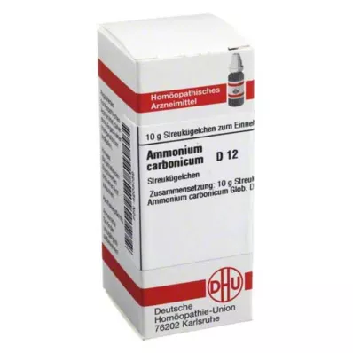AMMONIUM CARBONICUM D 12 guľôčok, 10 g