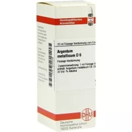 ARGENTUM METALLICUM D 6 riedenie, 20 ml