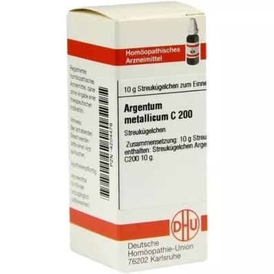 ARGENTUM METALLICUM C 200 guľôčok, 10 g