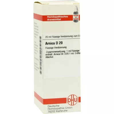ARNICA D 20 riedenie, 20 ml ARNICA D 20 riedenie, 20 ml