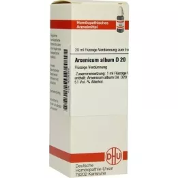 ARSENICUM ALBUM D 20 riedenie, 20 ml