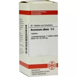 ARSENICUM ALBUM C 6 tabliet, 80 kapsúl