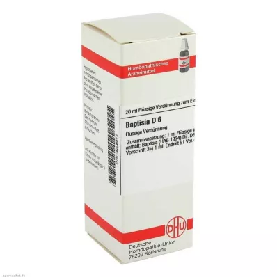 BAPTISIA D 6 riedenie, 20 ml
