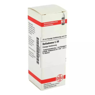 BELLADONNA C 30 riedenie, 20 ml BELLADONNA C 30 riedenie, 20 ml