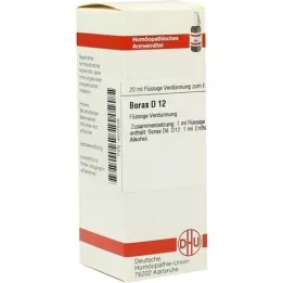 BORAX D 12 riedenie, 20 ml