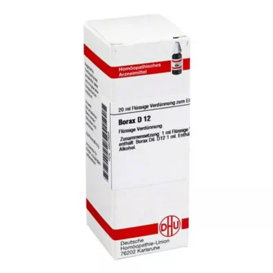BORAX D 12 riedenie, 20 ml