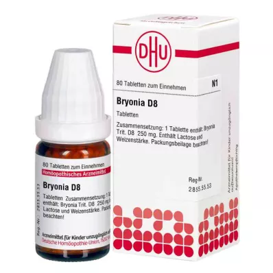 Bryonia D8 tablety (80 kusov) Bryonia D8 tablety (80 kusov)