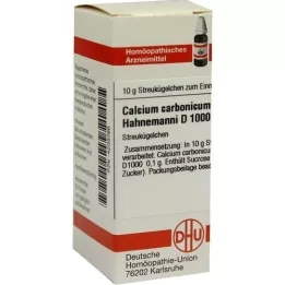 CALCIUM CARBONICUM Hahnemanni D 1000 globúl, 10 g