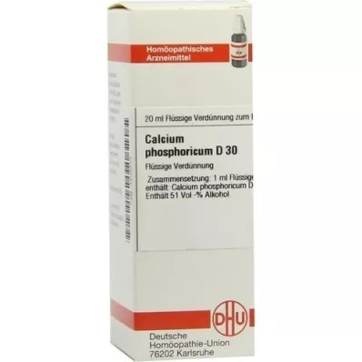 CALCIUM PHOSPHORICUM D 30 riedenie, 20 ml