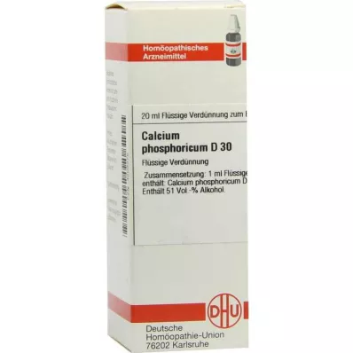 DHU Calcium phosphoricum D 30 riedenie, 20 ml DHU Calcium phosphoricum D 30 riedenie, 20 ml
