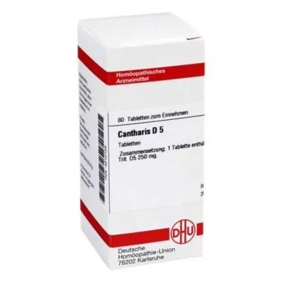 CANTHARIS D 5 tabliet, 80 kapsúl