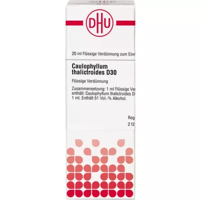 CAULOPHYLLUM THALICTROIDES D 30 riedenie, 20 ml