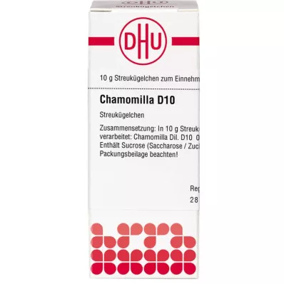 CHAMOMILLA D 10 guľôčok, 10 g
