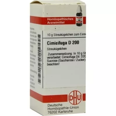 CIMICIFUGA D 200 globúl, 10 g