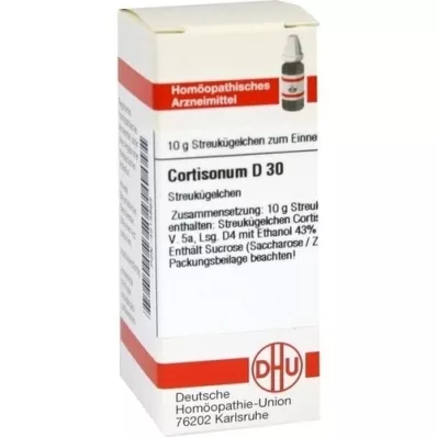 CORTISONUM D 30 guľôčok, 10 g