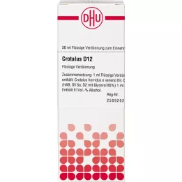 CROTALUS D 12 riedenie, 50 ml