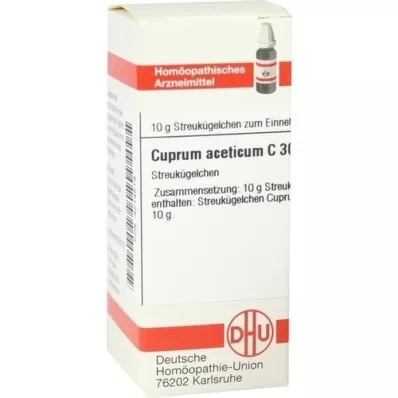 CUPRUM ACETICUM C 30 guľôčok, 10 g