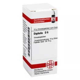 DIGITALIS D 6 guľôčok, 10 g