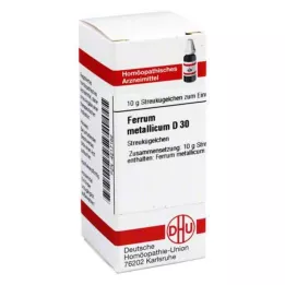FERRUM METALLICUM D 30 guľôčok, 10 g