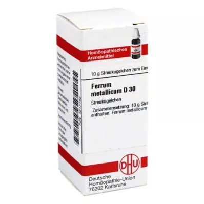 FERRUM METALLICUM D 30 guľôčok, 10 g FERRUM METALLICUM D 30 guľôčok, 10 g