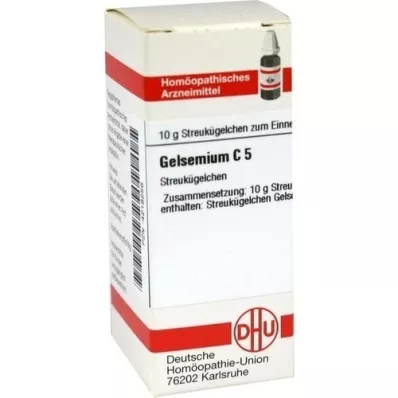 GELSEMIUM C 5 guľôčok, 10 g