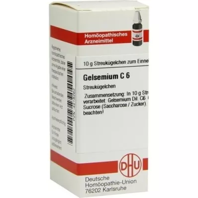 GELSEMIUM C 6 guľôčok, 10 g