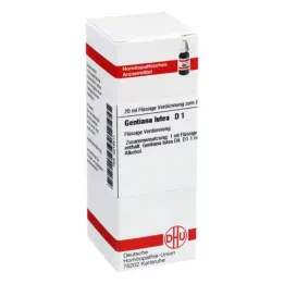 GENTIANA LUTEA D 1 riedenie, 20 ml