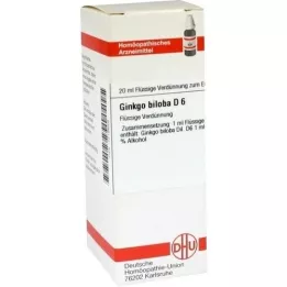 GINKGO BILOBA D 6 riedenie, 20 ml