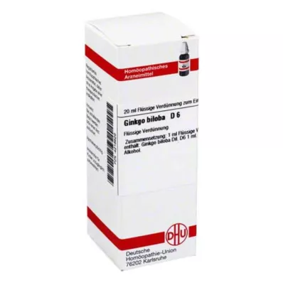 GINKGO BILOBA D 6 riedenie, 20 ml GINKGO BILOBA D 6 riedenie, 20 ml