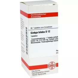 GINKGO BILOBA D 6 tabliet, 80 kapsúl