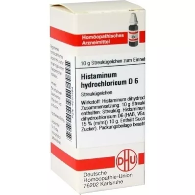HISTAMINUM hydrochloricum D 6 globúl, 10 g