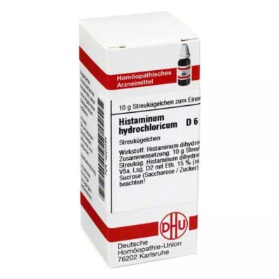 HISTAMINUM hydrochloricum D 6 globúl, 10 g