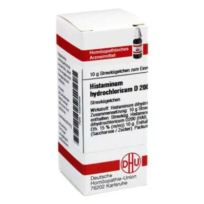 HISTAMINUM hydrochloricum D 200 globúl, 10 g