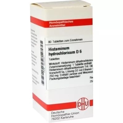 HISTAMINUM hydrochloricum D 6 tabliet, 80 ks