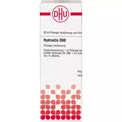 HYDRASTIS D 60 riedenie, 20 ml