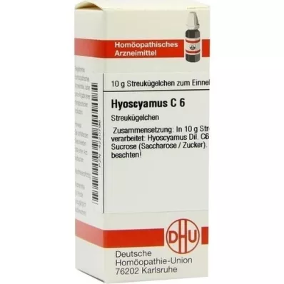 HYOSCYAMUS C 6 guľôčok, 10 g