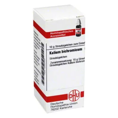 KALIUM BICHROMICUM C 6 guľôčok, 10 g