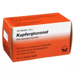 KUPFERGLUCONAT Tablety, 100 ks