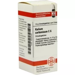 KALIUM CARBONICUM C 6 guľôčok, 10 g