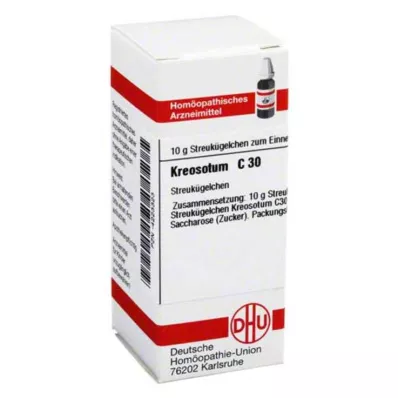 KREOSOTUM C 30 guľôčok, 10 g