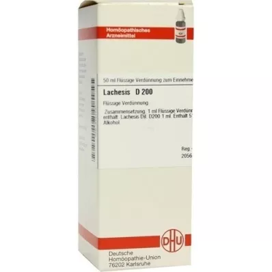 LACHESIS D 200 riedenie, 50 ml