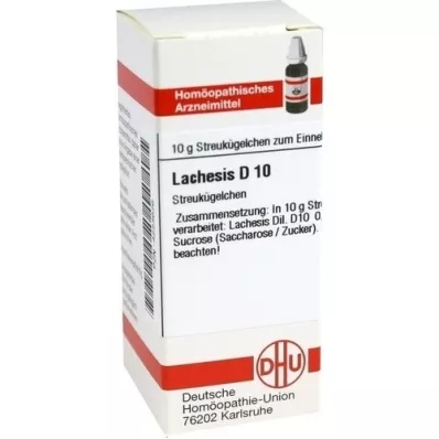 LACHESIS D 10 guľôčok, 10 g
