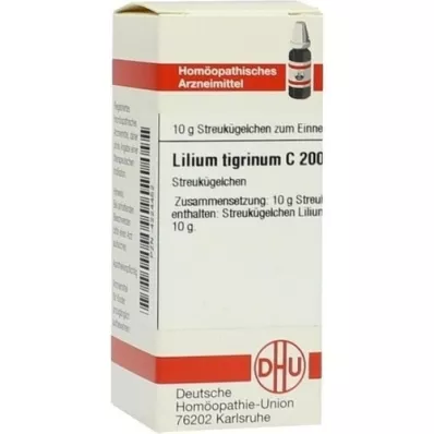 LILIUM TIGRINUM C 200 guľôčok, 10 g