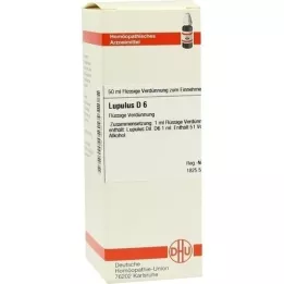 LUPULUS D 6 riedenie, 50 ml